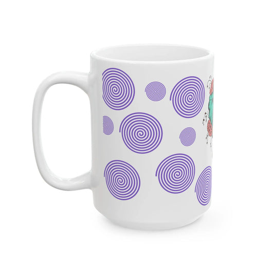 Inspirational Ceramic Mug, Good Energy Printify