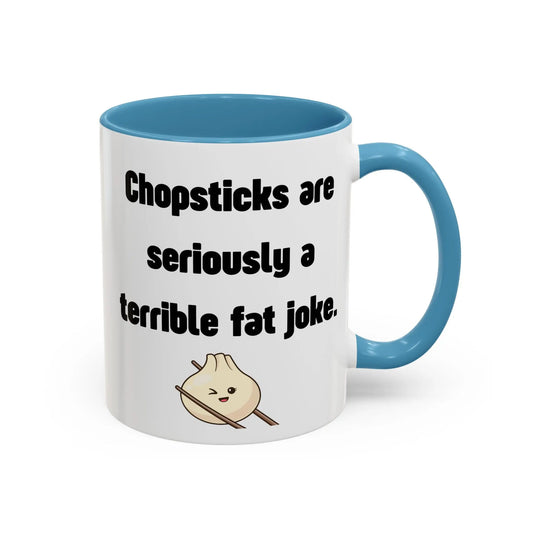 Funny Ceramic Mug, Fat Jokes Printify