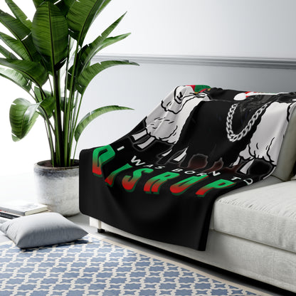Christmas Throw Blanket Limited Edition, Black Sheep