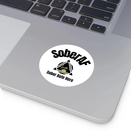 Recovery Bundle SoberAF, Mug + Phone Case + Sticker Printify