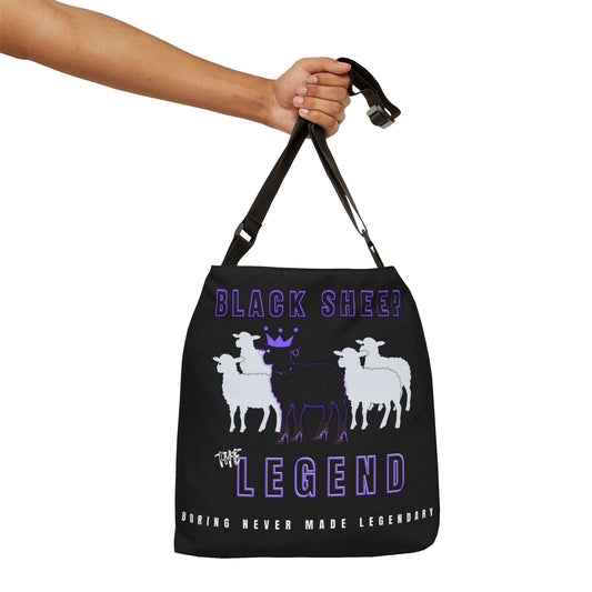 The Legend Black Sheep Adjustable Tote Bag