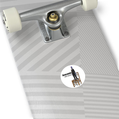 BeanJamin Sober Sidekick Vinyl Sticker Printify