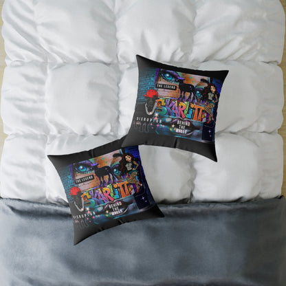 Behind the Walls Throw Pillow, Streetwear Design