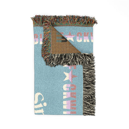 Invincible. Unbreakable. Unstoppable. Woven Blanket – Inspirational Throw