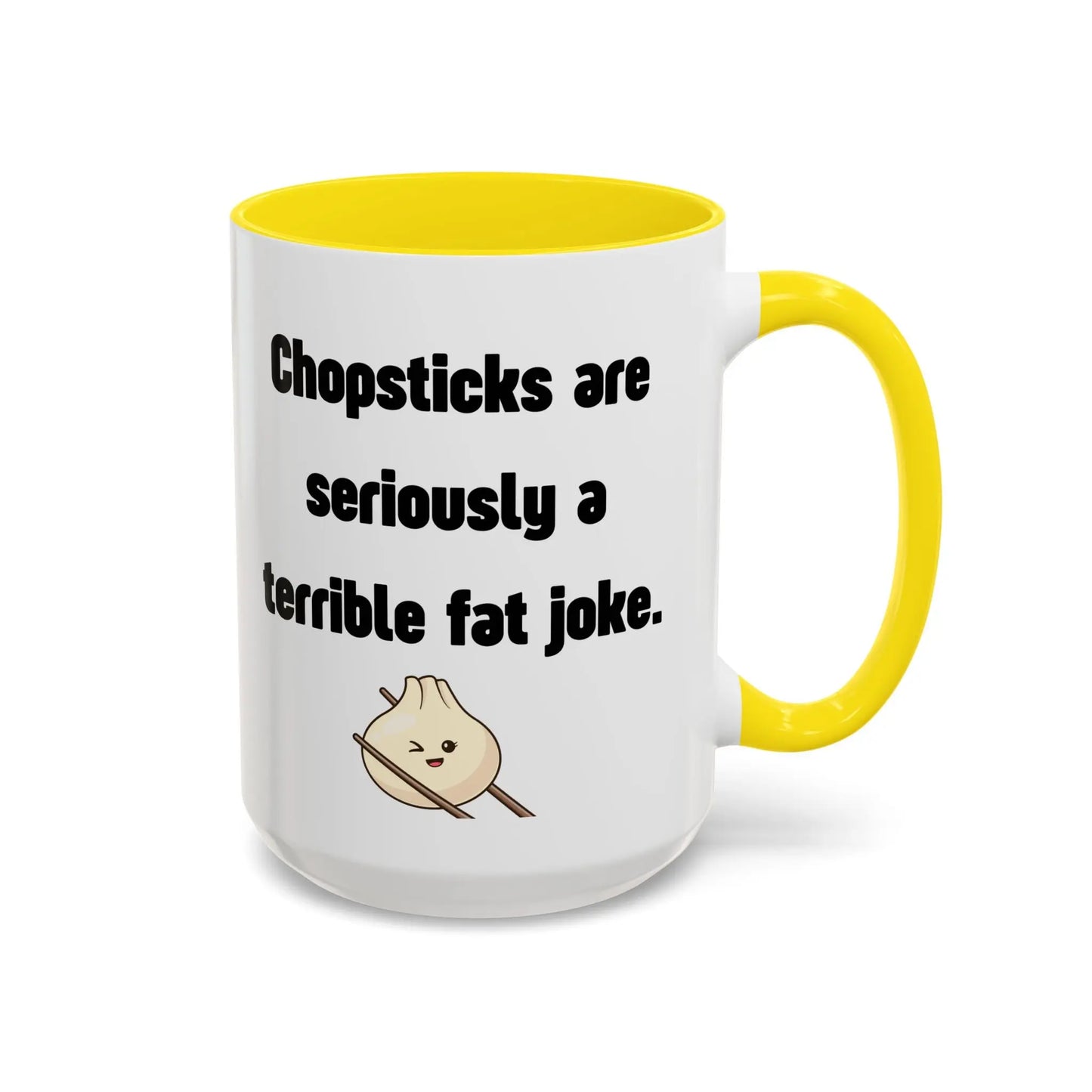 Funny Ceramic Mug, Fat Jokes Printify