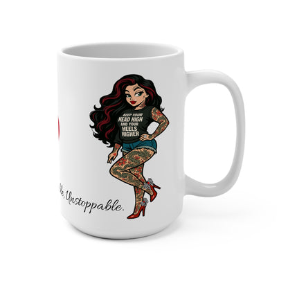Inspiration Mug, Tattooed Sexy Skarlitt Unstoppable