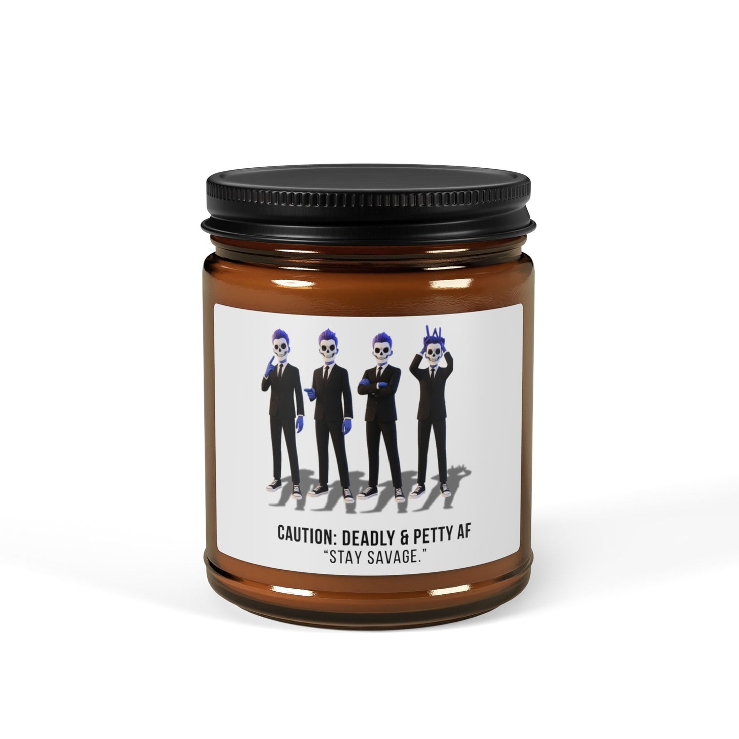 Funny BeanJamin Soy Candle, "Stay Savage"