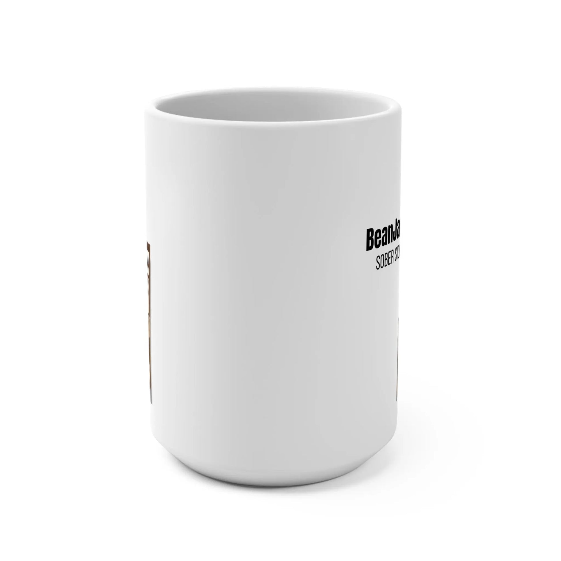 BeanJamin Sober Sidekick Mug – Featuring Our Custom Recovery ChatGPT, by The Bean Grind Printify