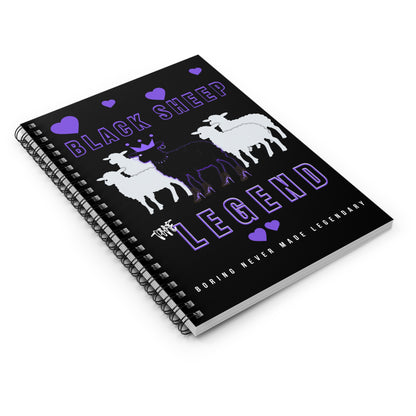 Black Sheep Energy Notebook – Spiral Journal for Rebels