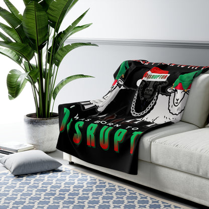 Christmas Throw Blanket Limited Edition, Black Sheep