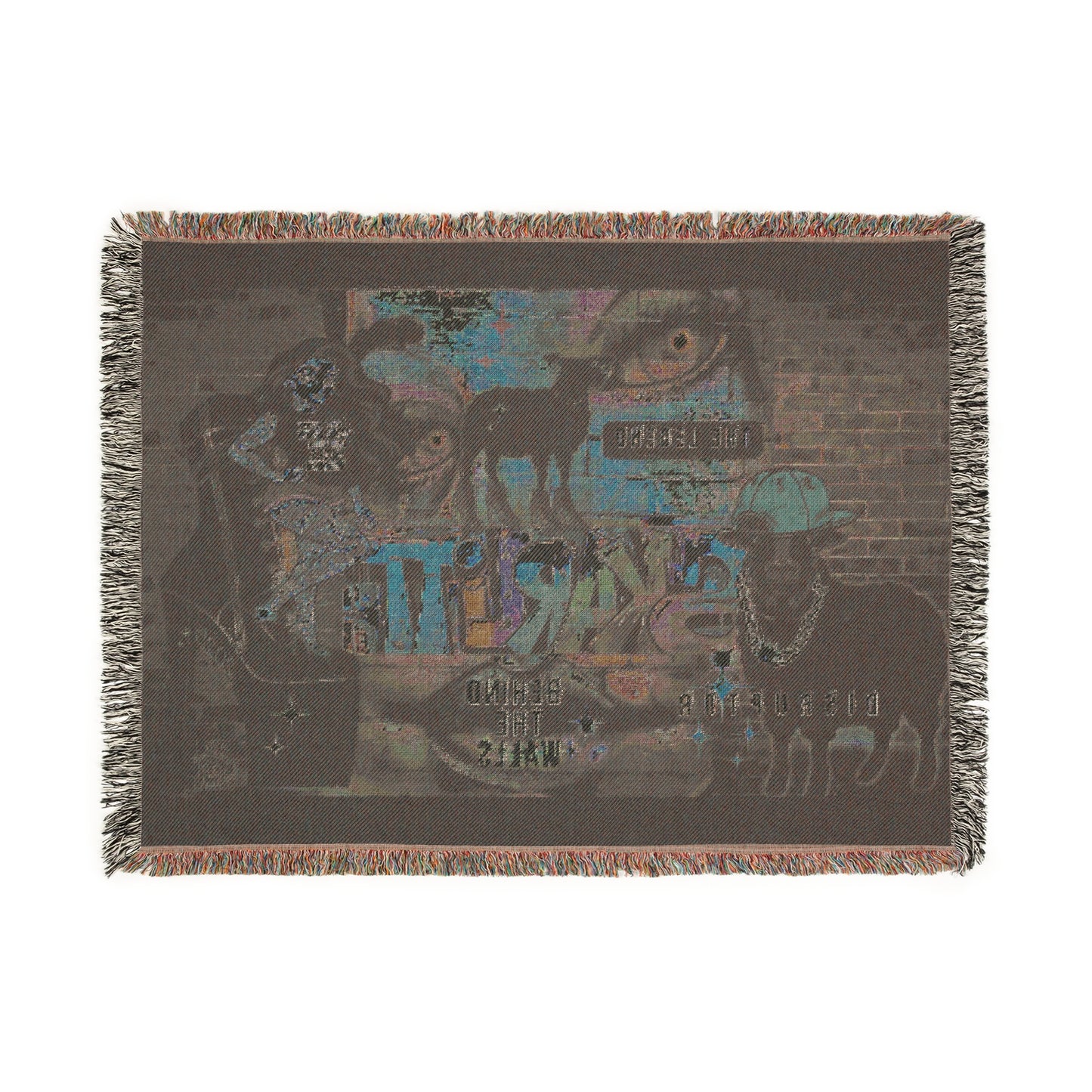 Behind The Walls – 3 Rebel Warrior's Woven Blanket/ Wall Tapestry