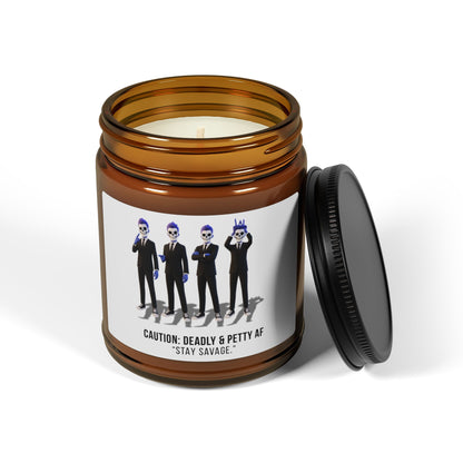 Funny BeanJamin Soy Candle, "Stay Savage"