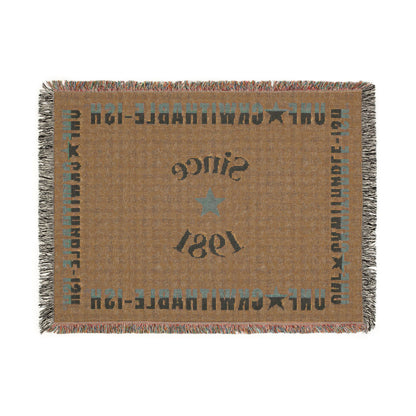 Invincible. Unbreakable. Unstoppable. Woven Blanket – Inspirational Throw
