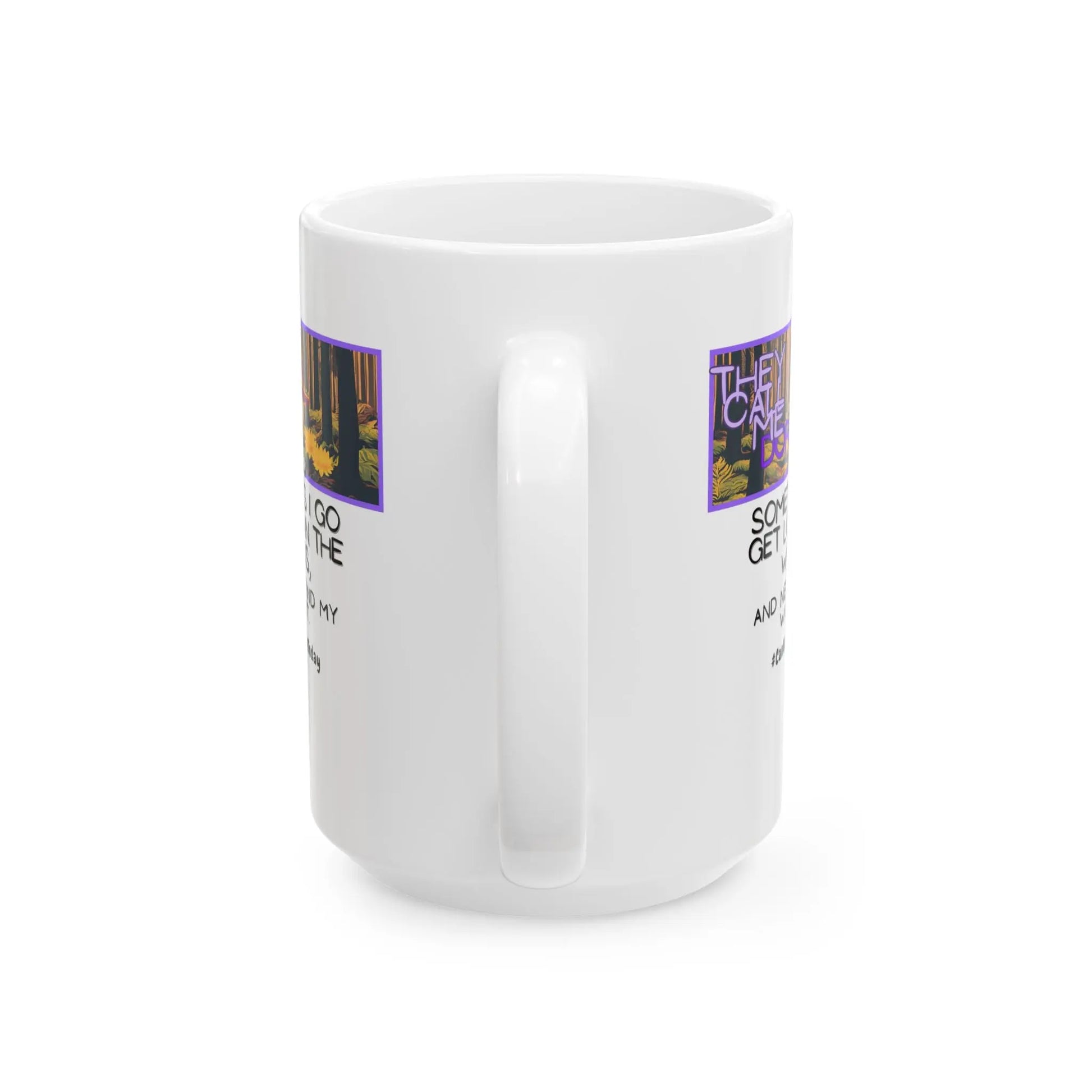 Funny Ceramic Mug, Dora #CanNotHumanToday Printify