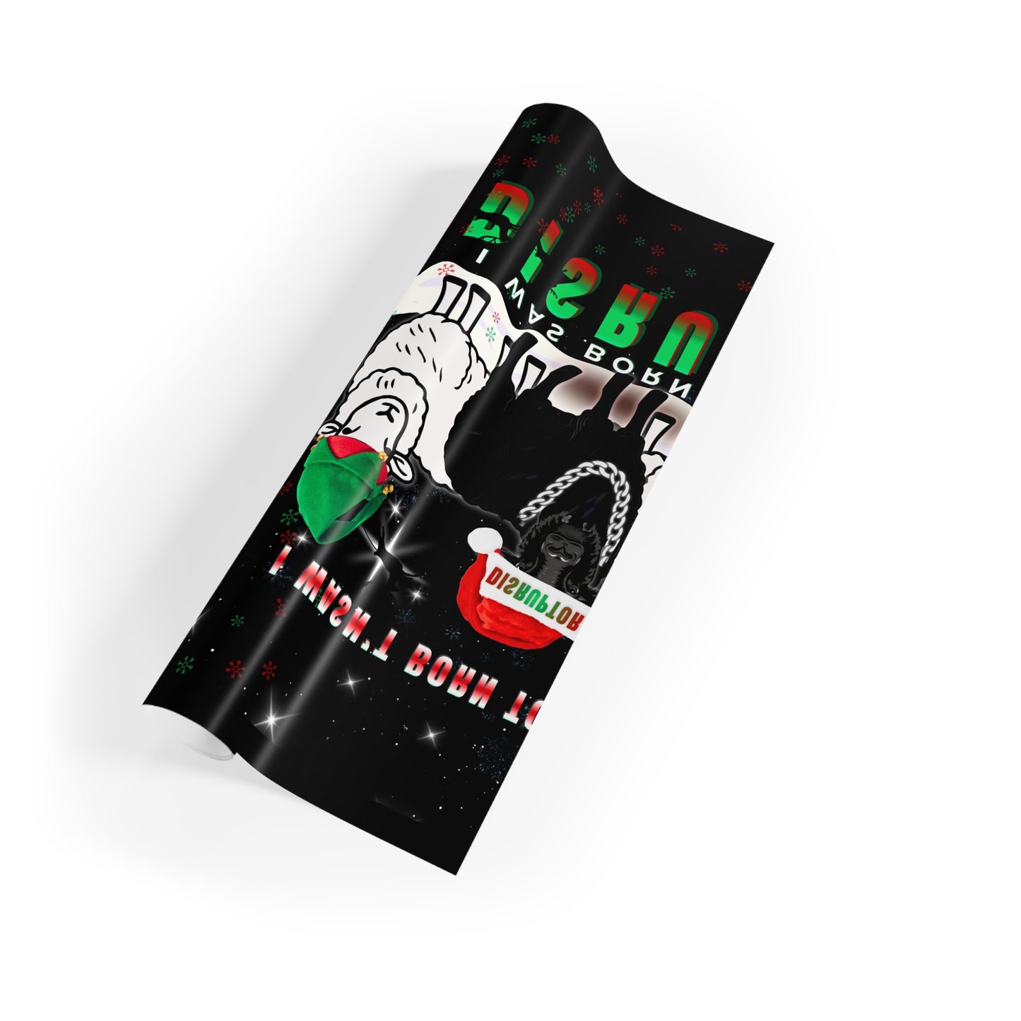 The Disruptor – Black Sheep Savage Holiday Wrap Paper
