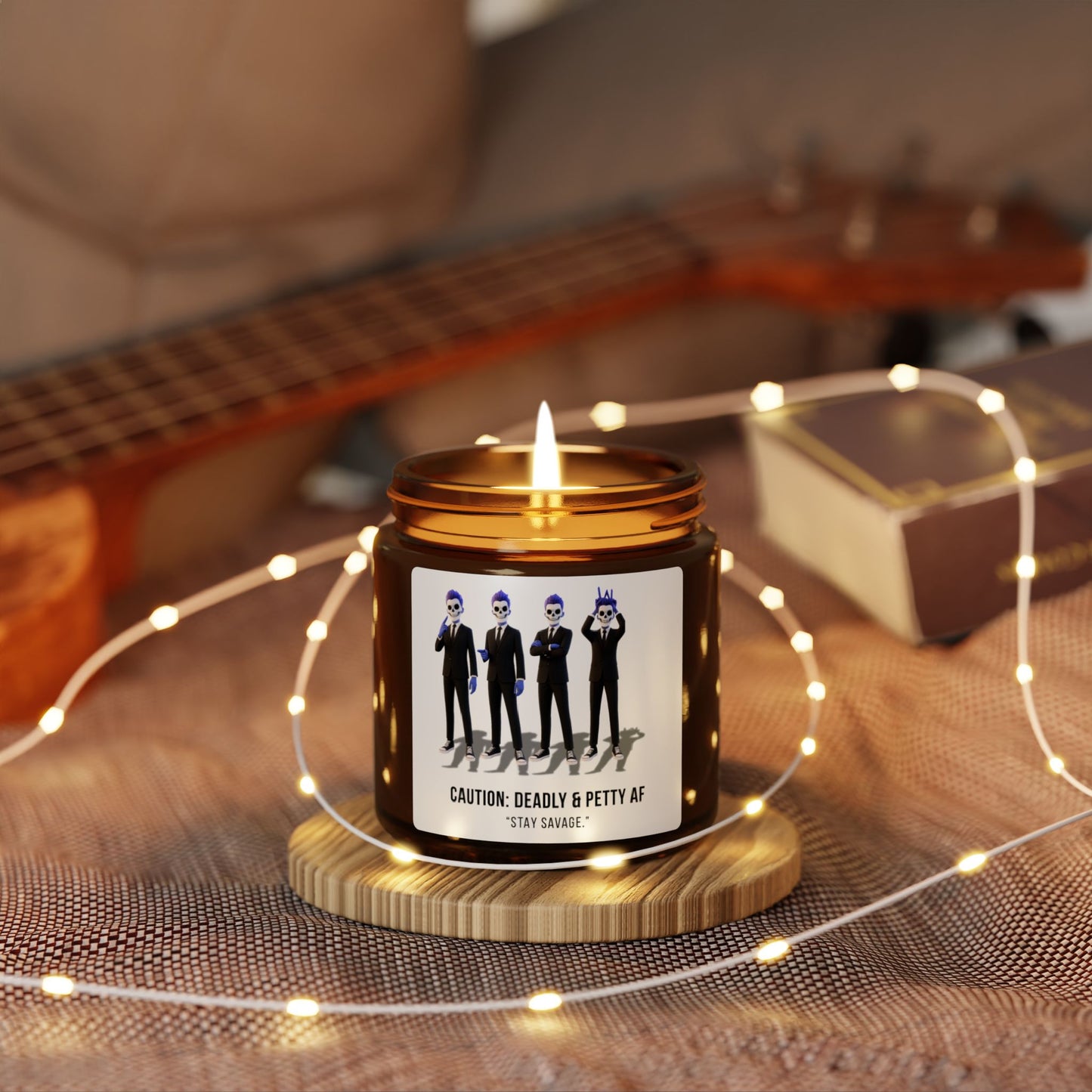 Funny BeanJamin Soy Candle, "Stay Savage"