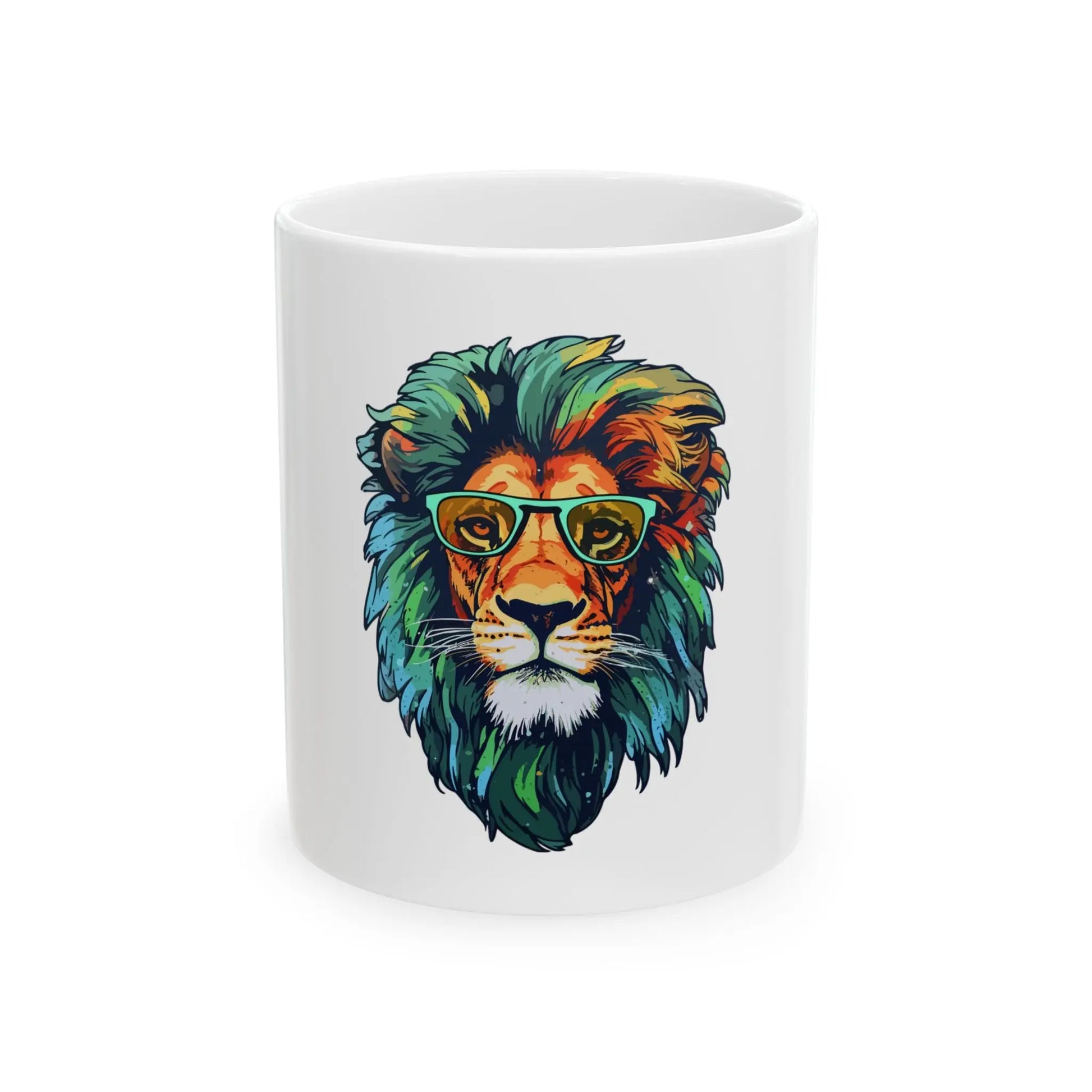 Inspirational Ceramic Mug, Lion Lovers Printify