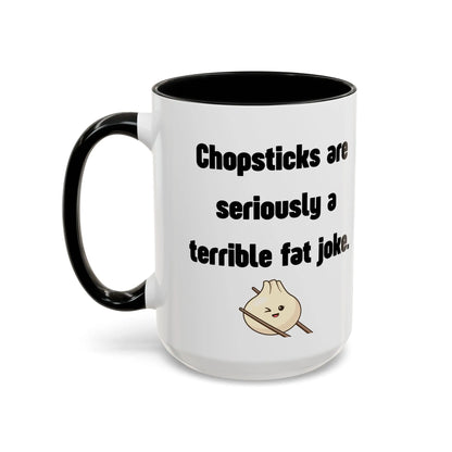 Funny Ceramic Mug, Fat Jokes Printify