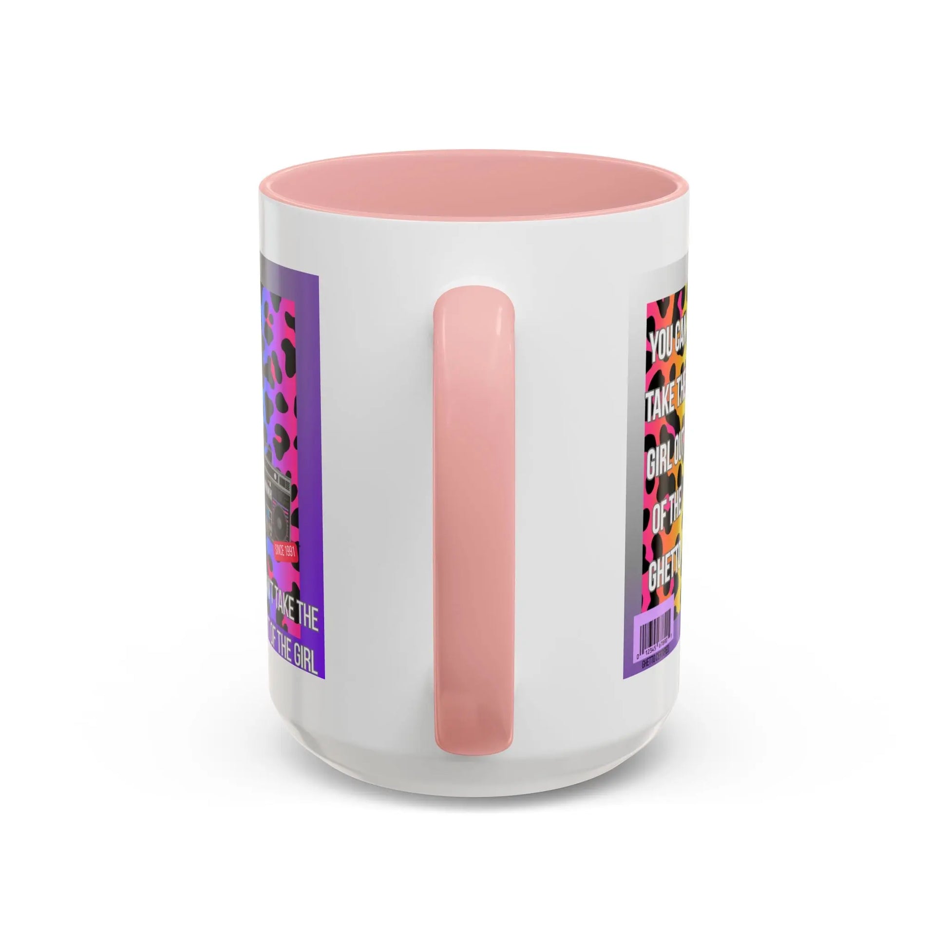 Funny Accent Mug, 8 Colors - You Can Take the Girl Out of the Ghetto Mug Printify