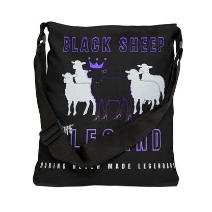 The Legend Black Sheep Adjustable Tote Bag