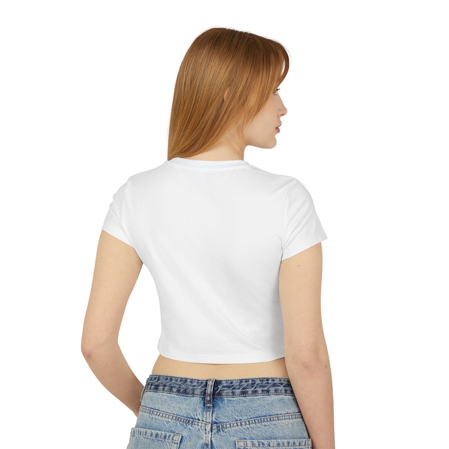 Classy Smart-Ass Women's Cropped Baby Tee Organic Cotton