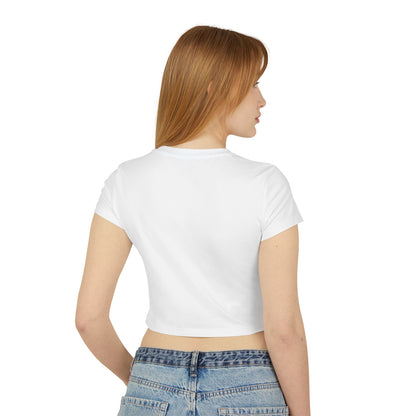 Classy Smart-Ass Women's Cropped Baby Tee Organic Cotton