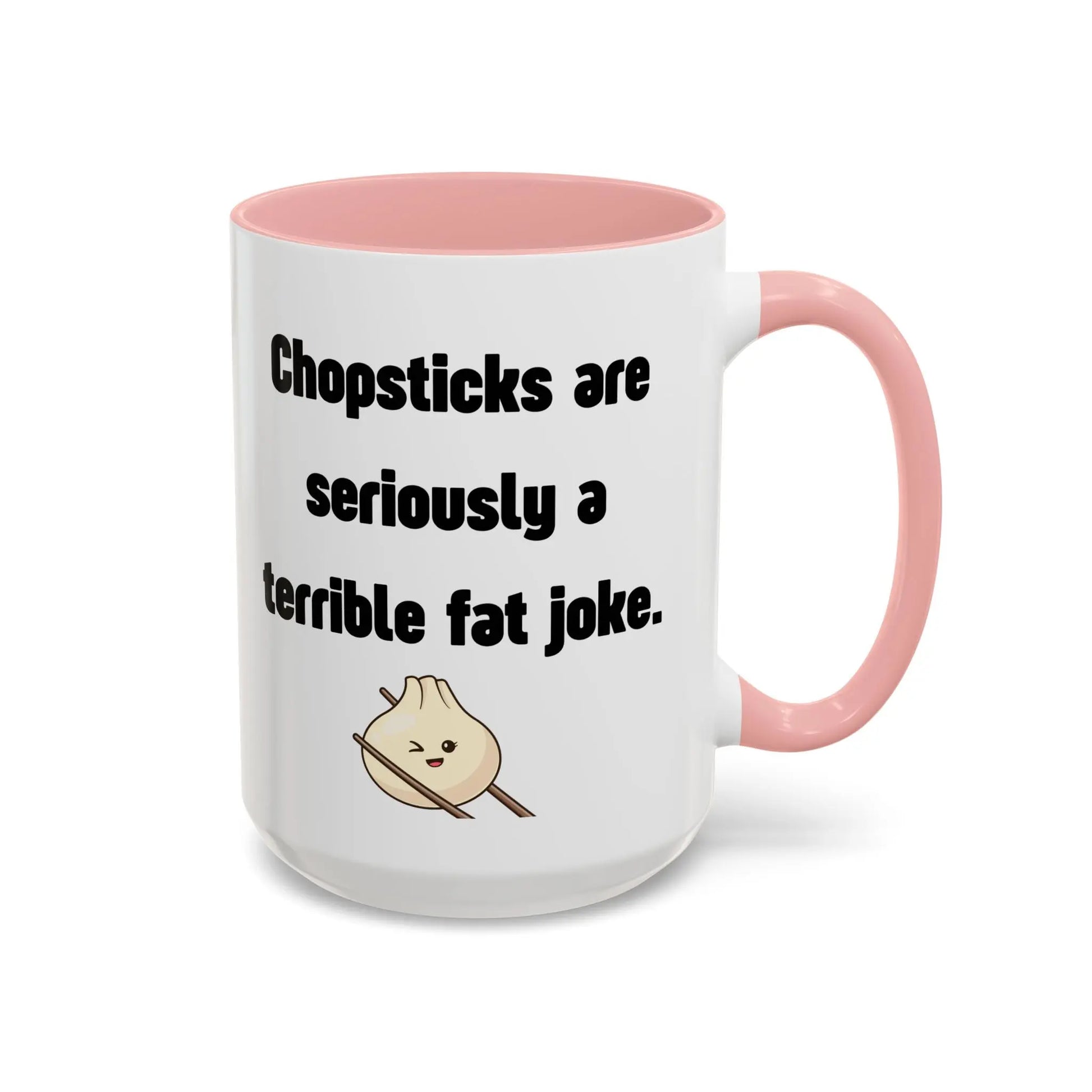 Funny Ceramic Mug, Fat Jokes Printify