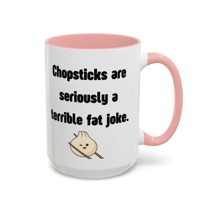 Funny Ceramic Mug, Fat Jokes Printify
