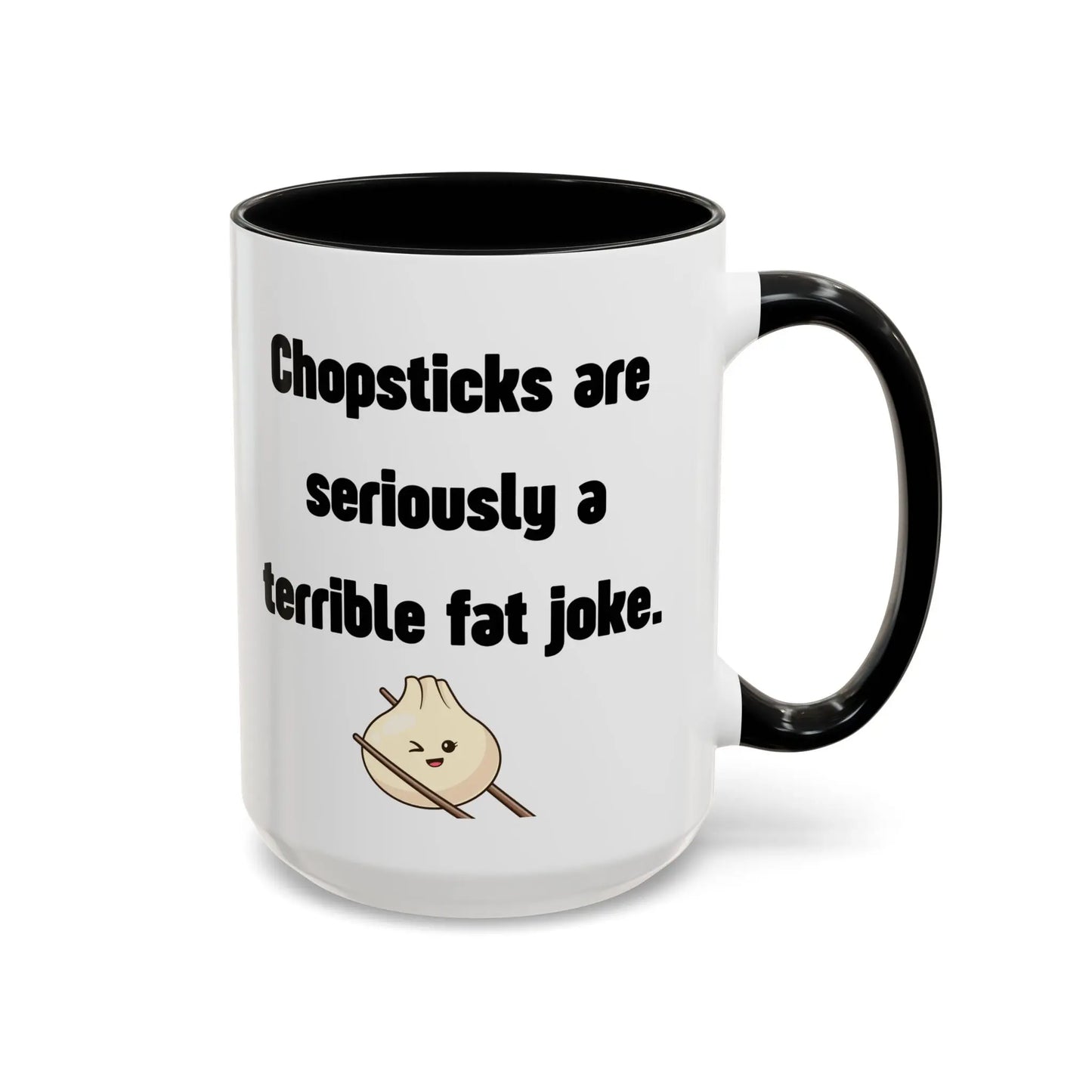 Funny Ceramic Mug, Fat Jokes Printify