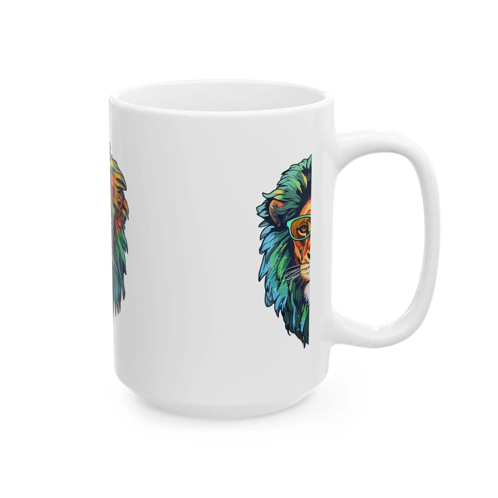 Inspirational Ceramic Mug, Lion Lovers Printify