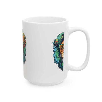 Inspirational Ceramic Mug, Lion Lovers Printify