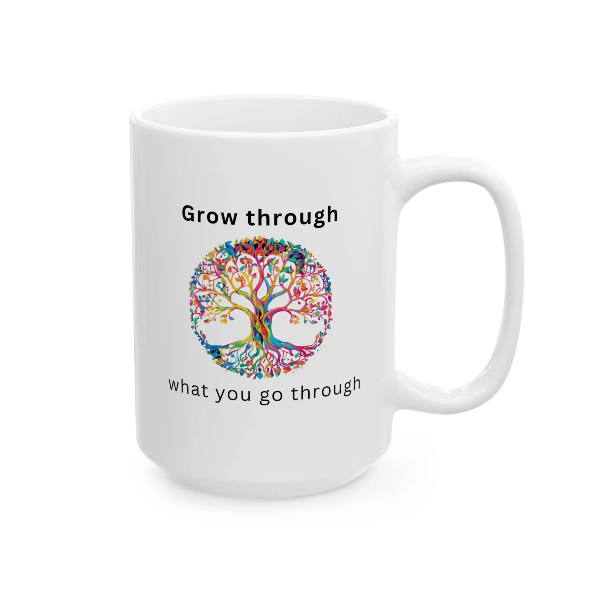 Inspirational Ceramic Mug, Tree of Life Printify