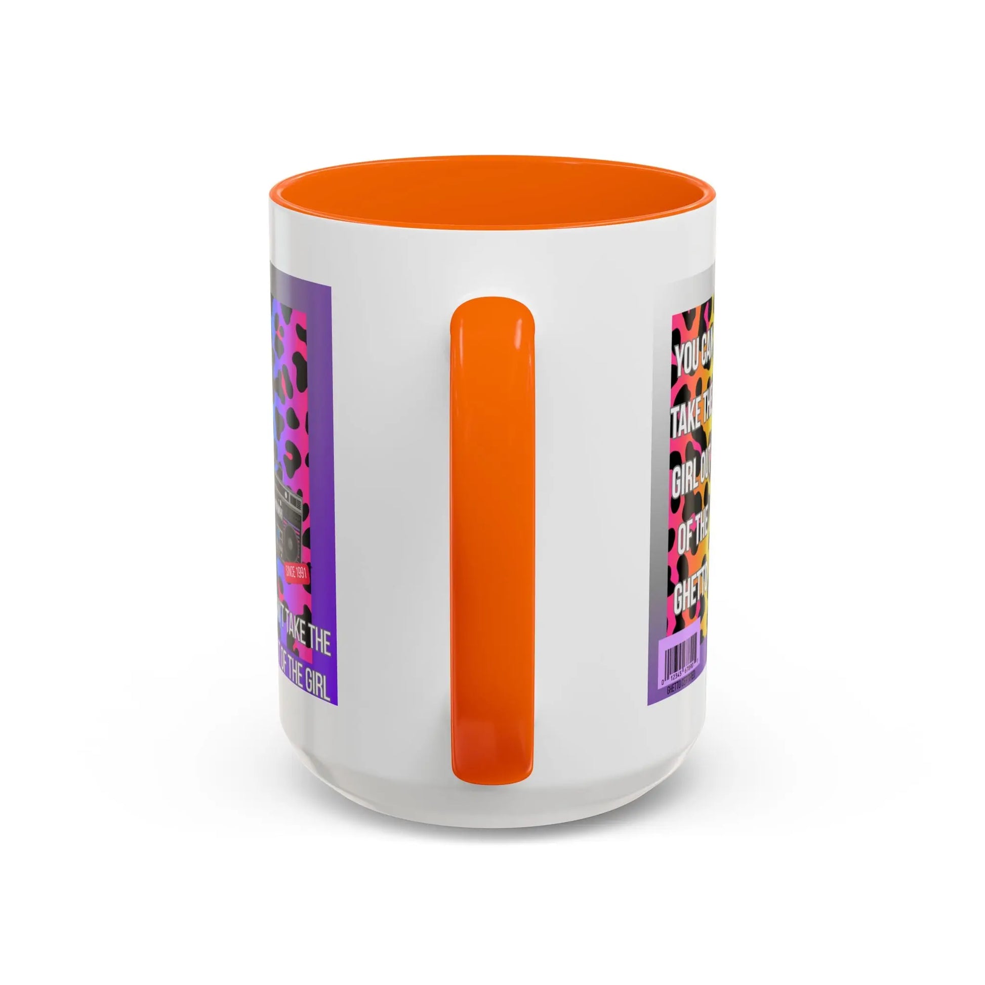 Funny Accent Mug, 8 Colors - You Can Take the Girl Out of the Ghetto Mug Printify
