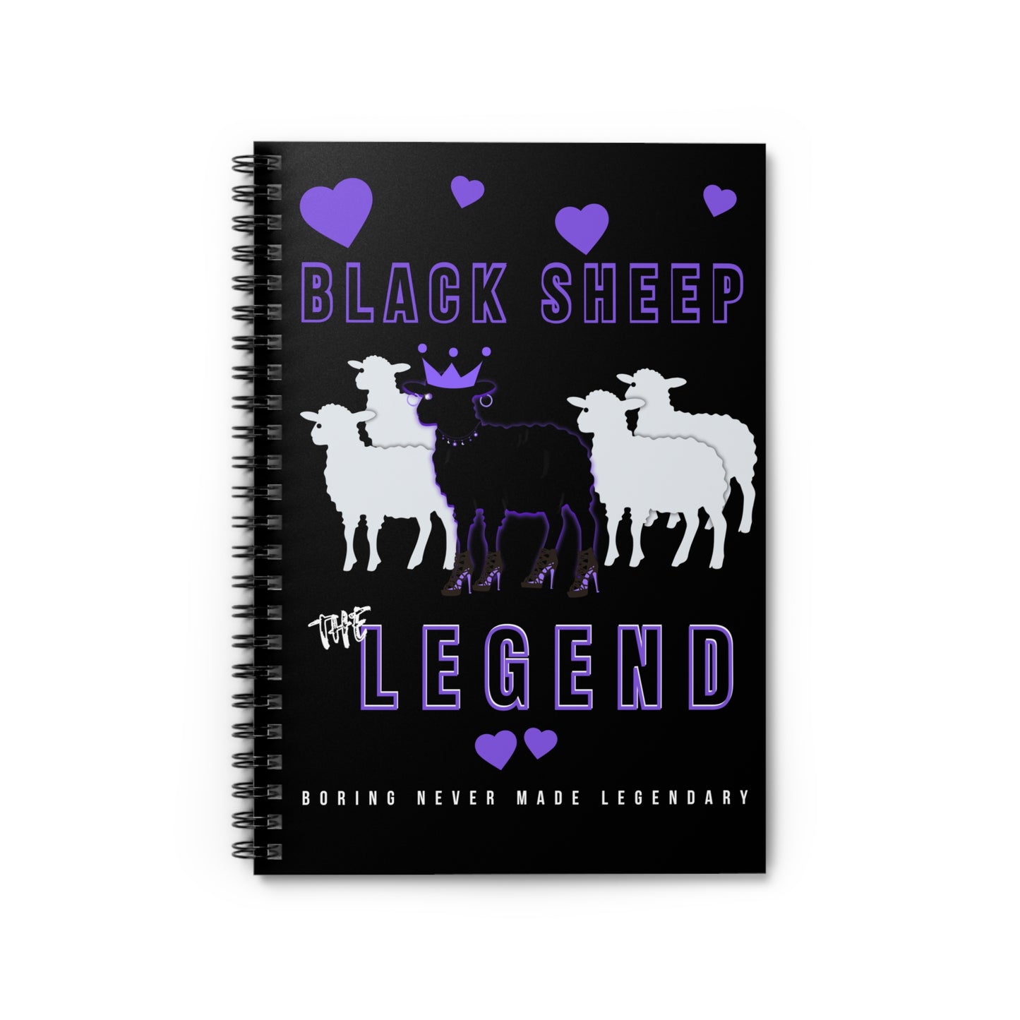 Black Sheep Energy Notebook – Spiral Journal for Rebels