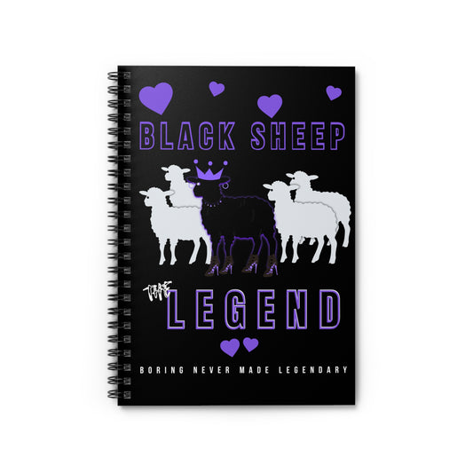 Black Sheep Energy Notebook – Spiral Journal for Rebels