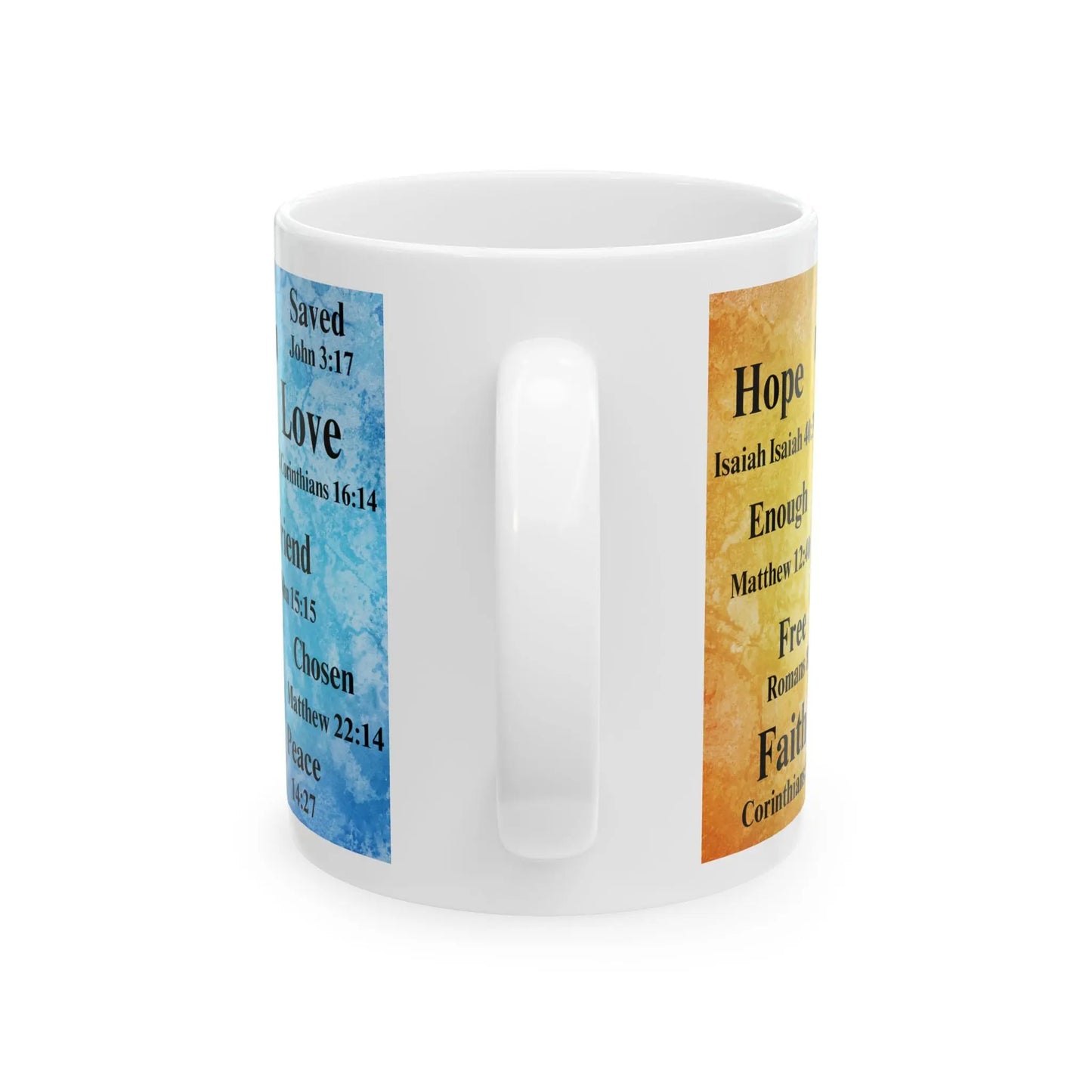 Spirituality Ceramic Mug, Bible Verses Printify