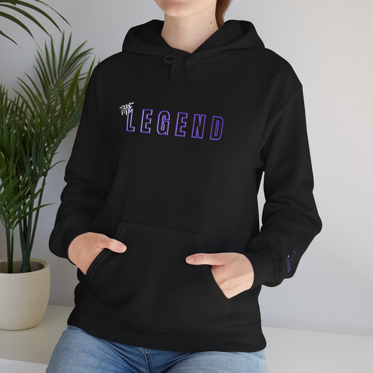 Black Sheep The Legend Hooded Sweatshirt, Unisex Feminine Cut