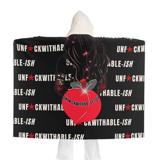 UNF★CKWITHABLE-ISH™ Skarlitt’s Bum Hooded/Wearable Sherpa Blanket