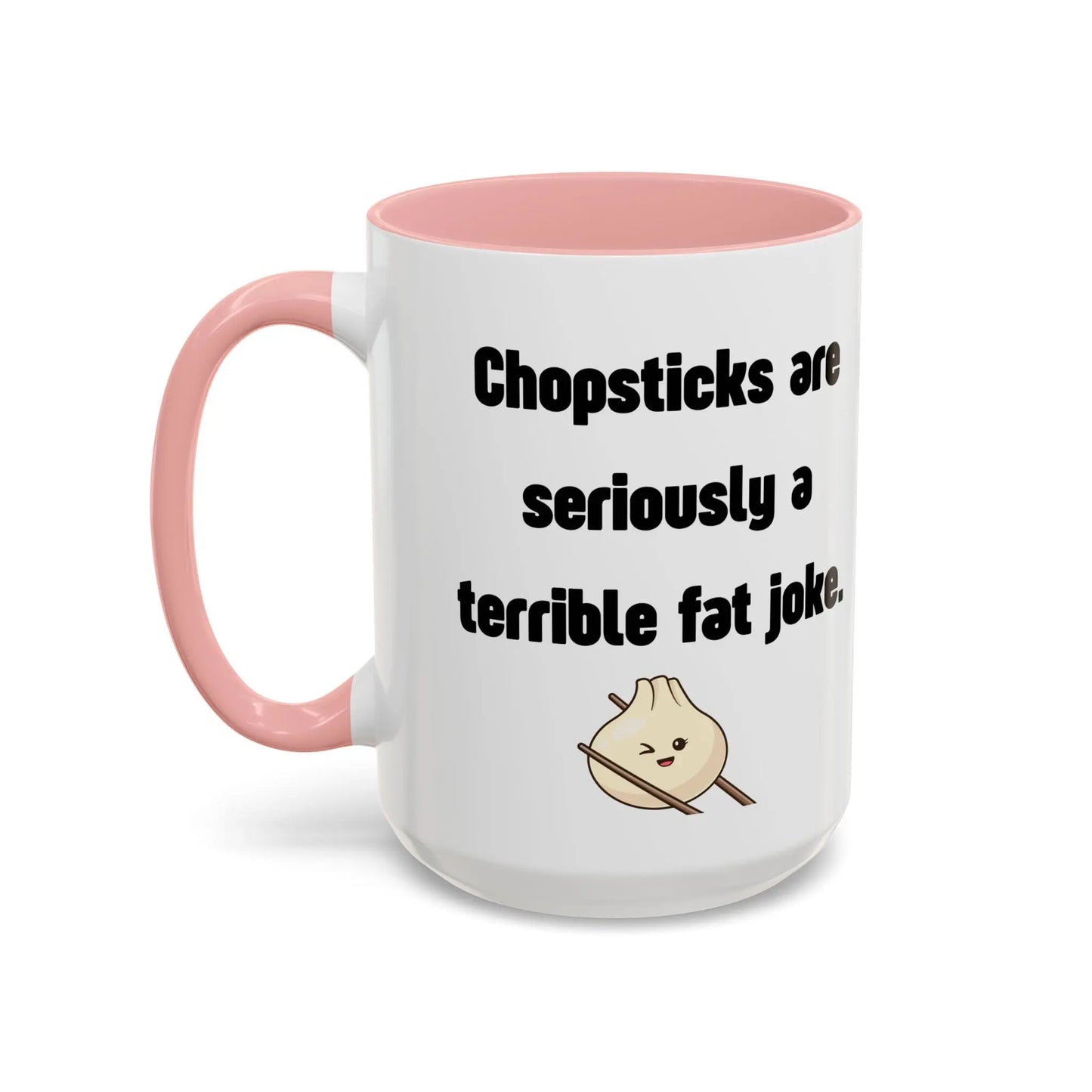 Funny Ceramic Mug, Fat Jokes Printify