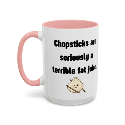 Funny Ceramic Mug, Fat Jokes Printify