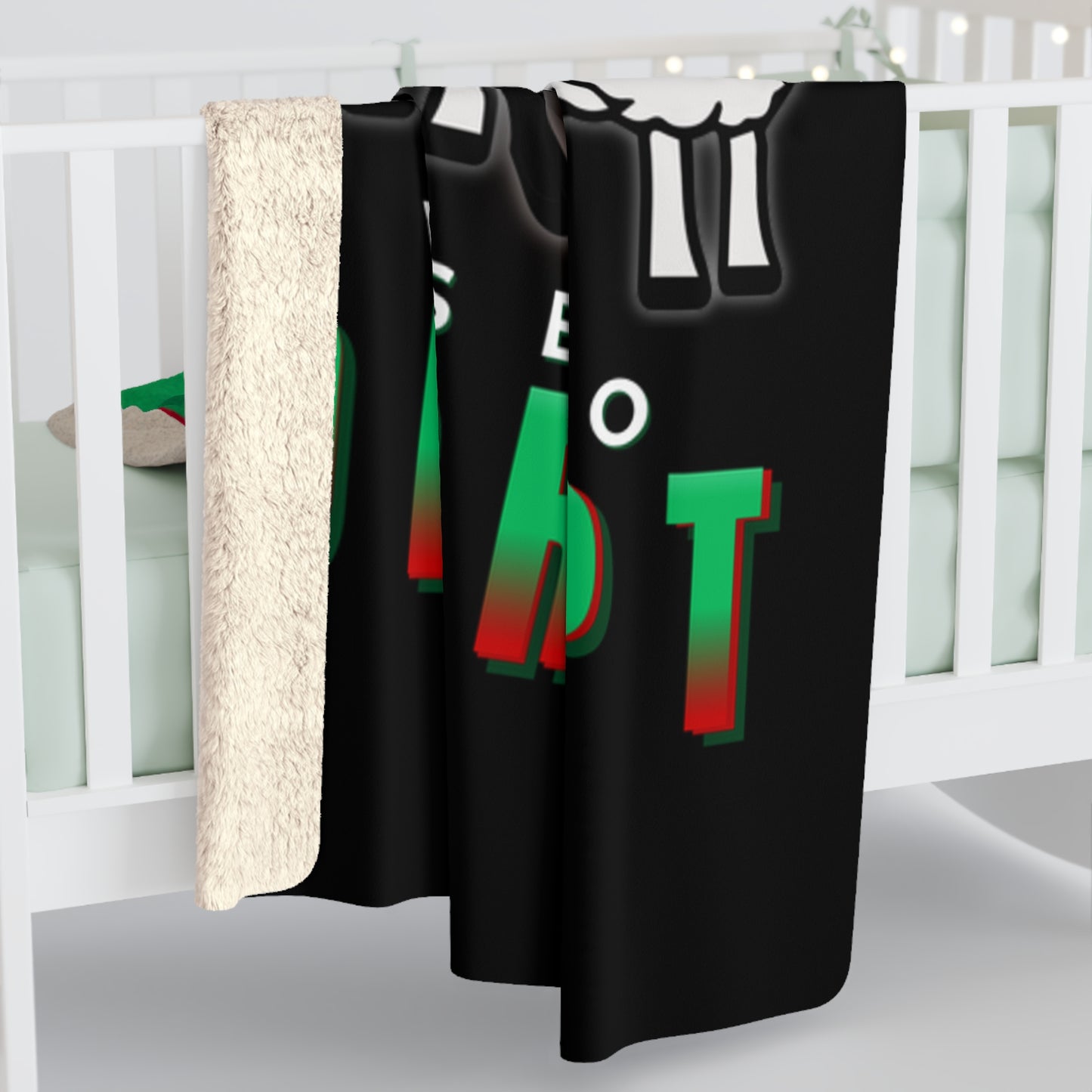 Christmas Throw Blanket Limited Edition, Black Sheep