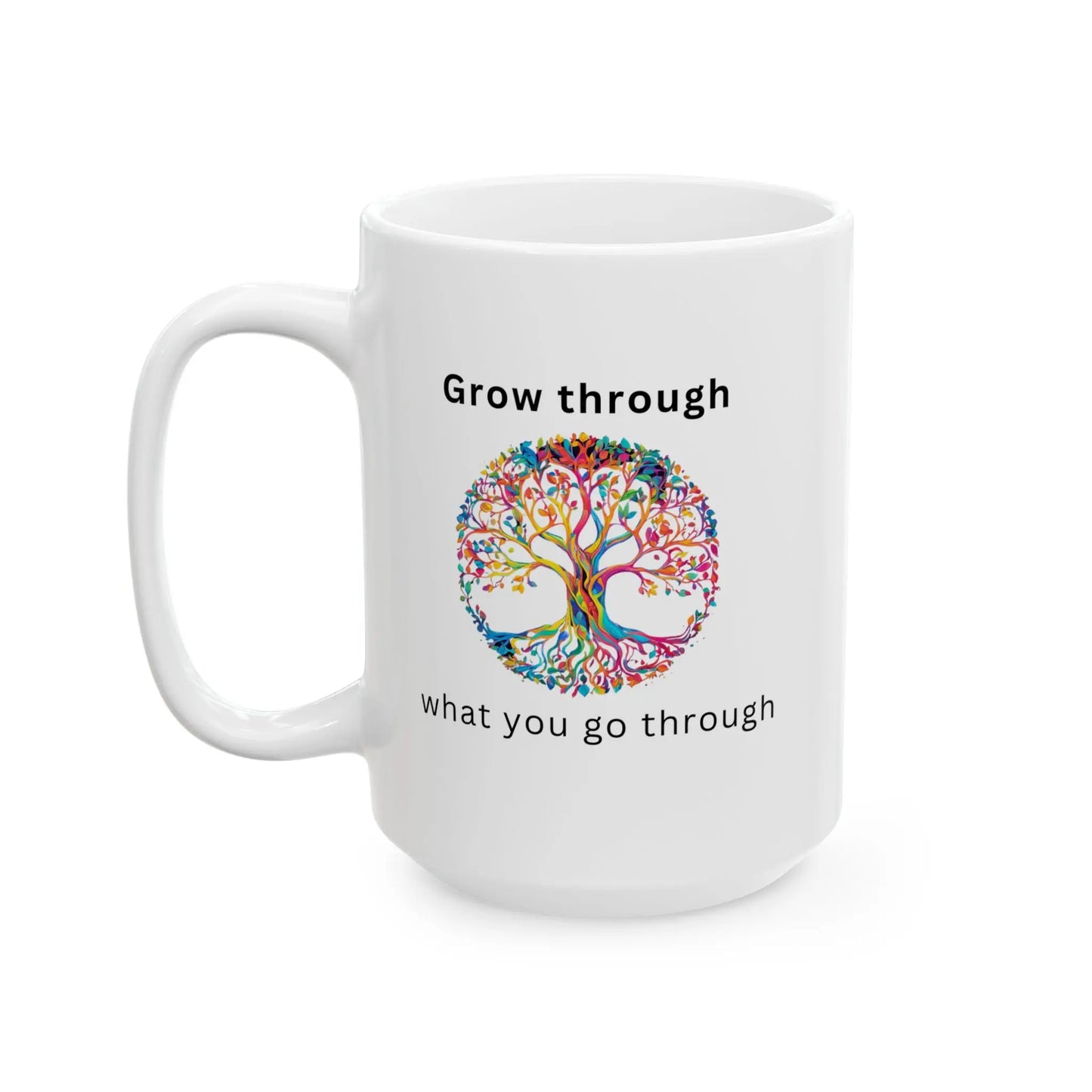 Inspirational Ceramic Mug, Tree of Life Printify