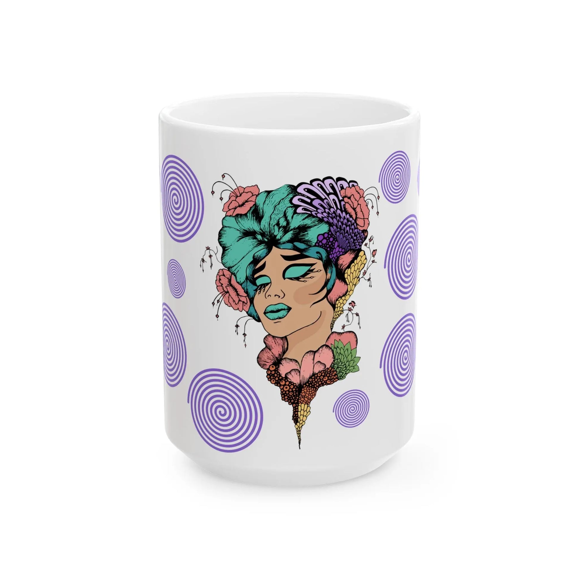 Inspirational Ceramic Mug, Good Energy Printify