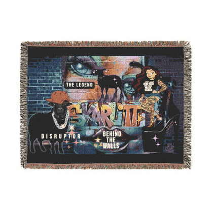 Behind The Walls – 3 Rebel Warrior's Woven Blanket/ Wall Tapestry