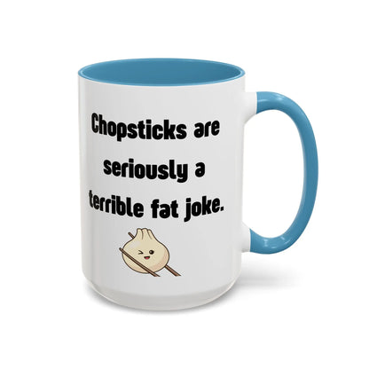 Funny Ceramic Mug, Fat Jokes Printify