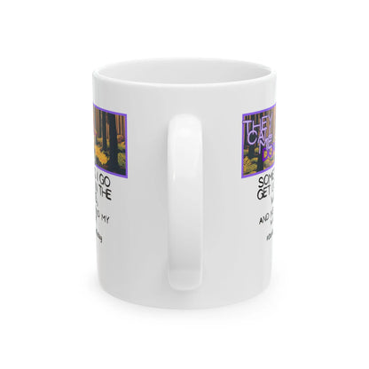 Funny Ceramic Mug, Dora #CanNotHumanToday Printify