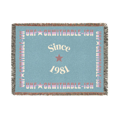 Invincible. Unbreakable. Unstoppable. Woven Blanket – Inspirational Throw
