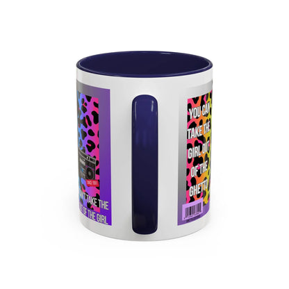 Funny Accent Mug, 8 Colors - You Can Take the Girl Out of the Ghetto Mug Printify