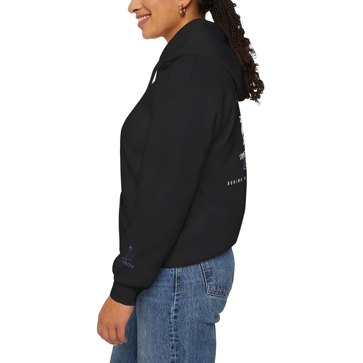 Black Sheep The Legend Hooded Sweatshirt, Unisex Feminine Cut