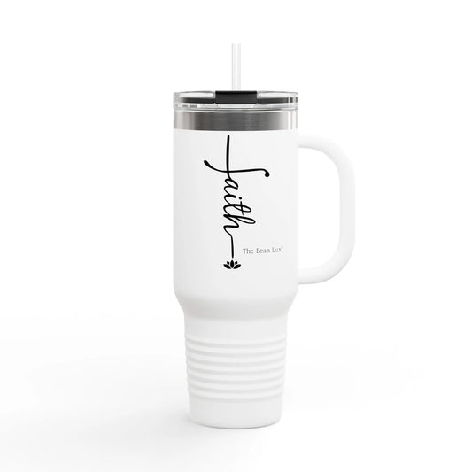 The Bean Lux™ Premium Insulated Travel Mug 40oz, "Faith"- 5 Colors Printify